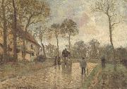 Camille Pissarro The Mailcoach at Louveciennes Germany oil painting artist